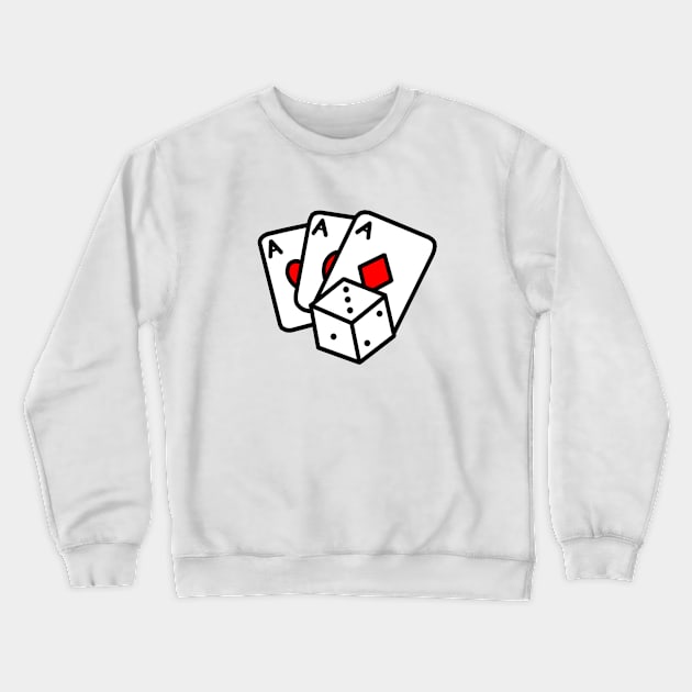 Poker cards Crewneck Sweatshirt by kooarla